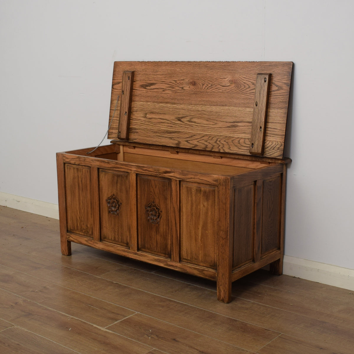 Restored Oak Blanket Box