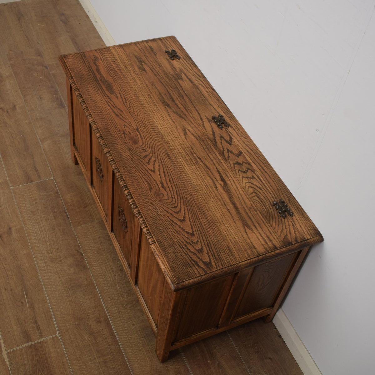 Restored Oak Blanket Box