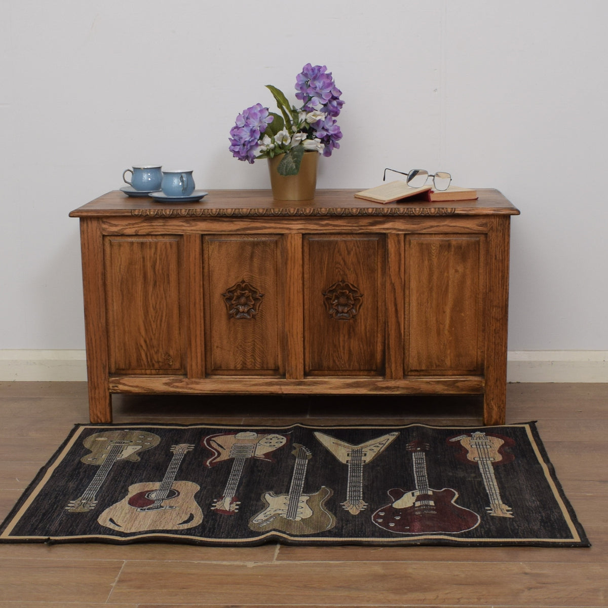 Restored Oak Blanket Box