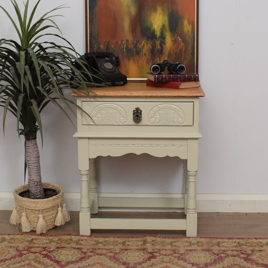 Restored Painted Side Table