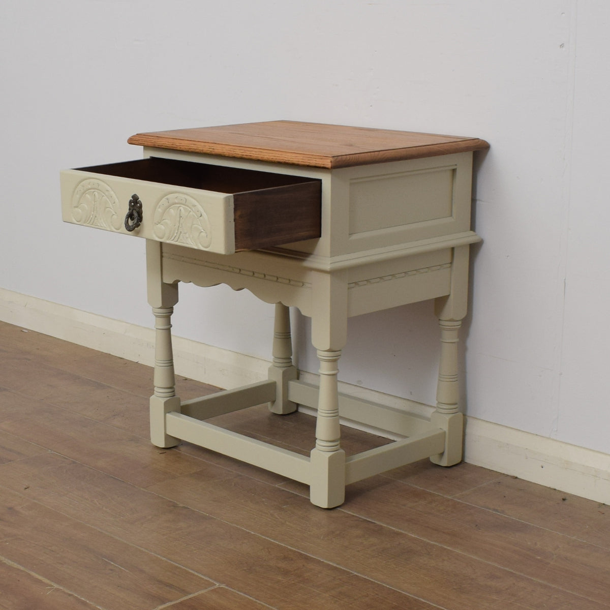 Restored Painted Side Table