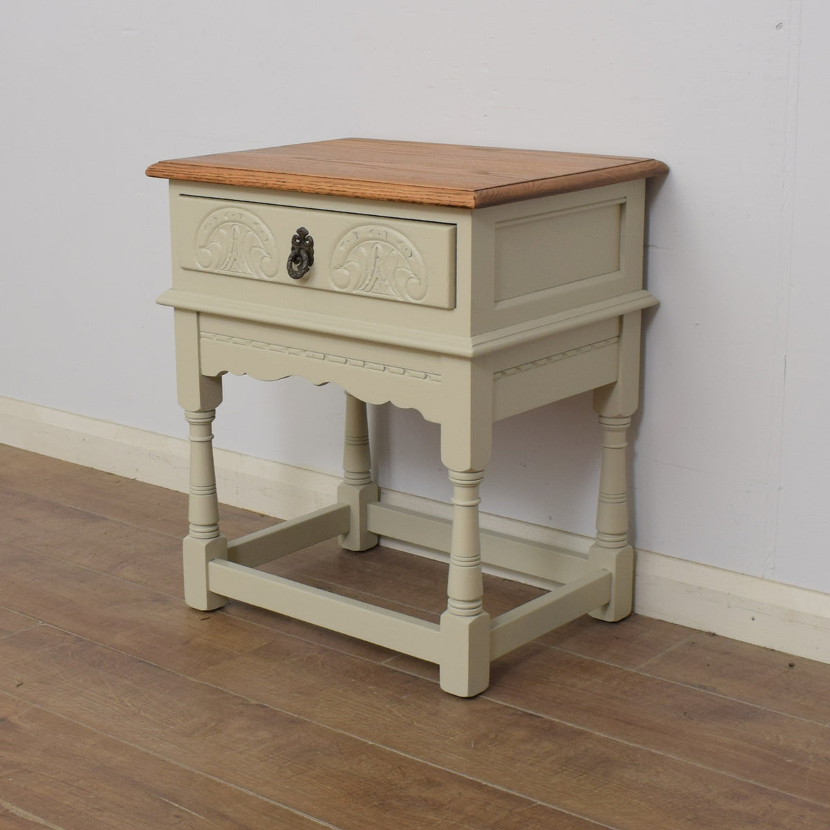 Restored Painted Side Table