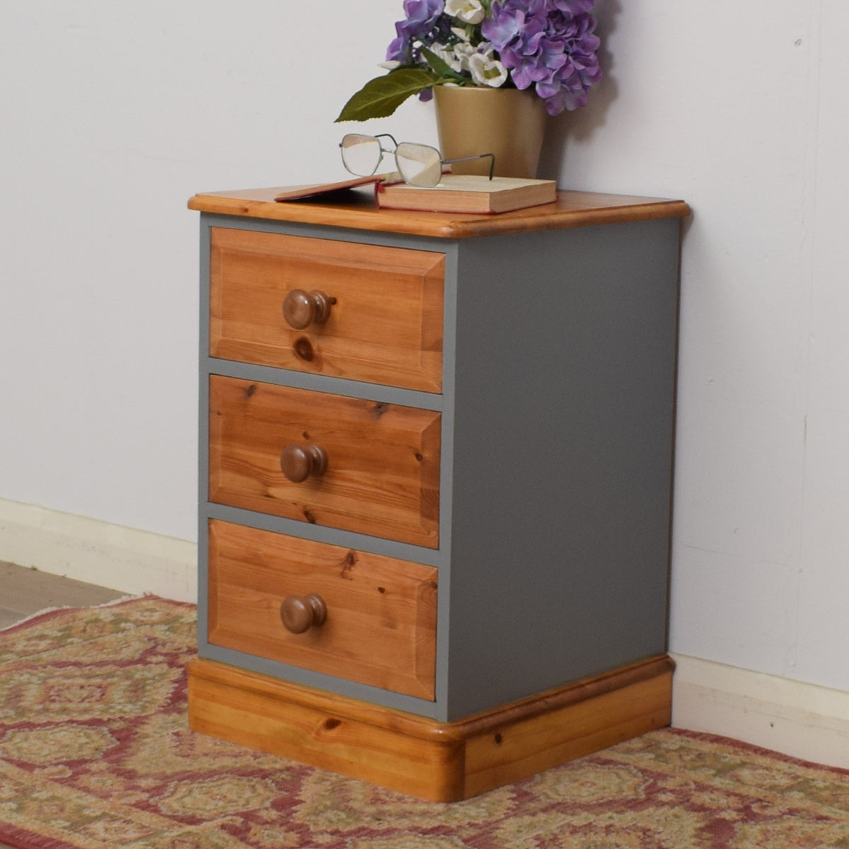 Painted Pine Bedside