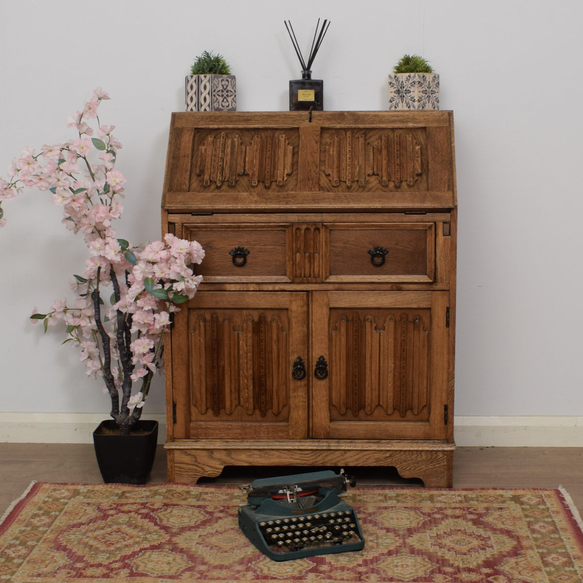 Restored Oak Bureau