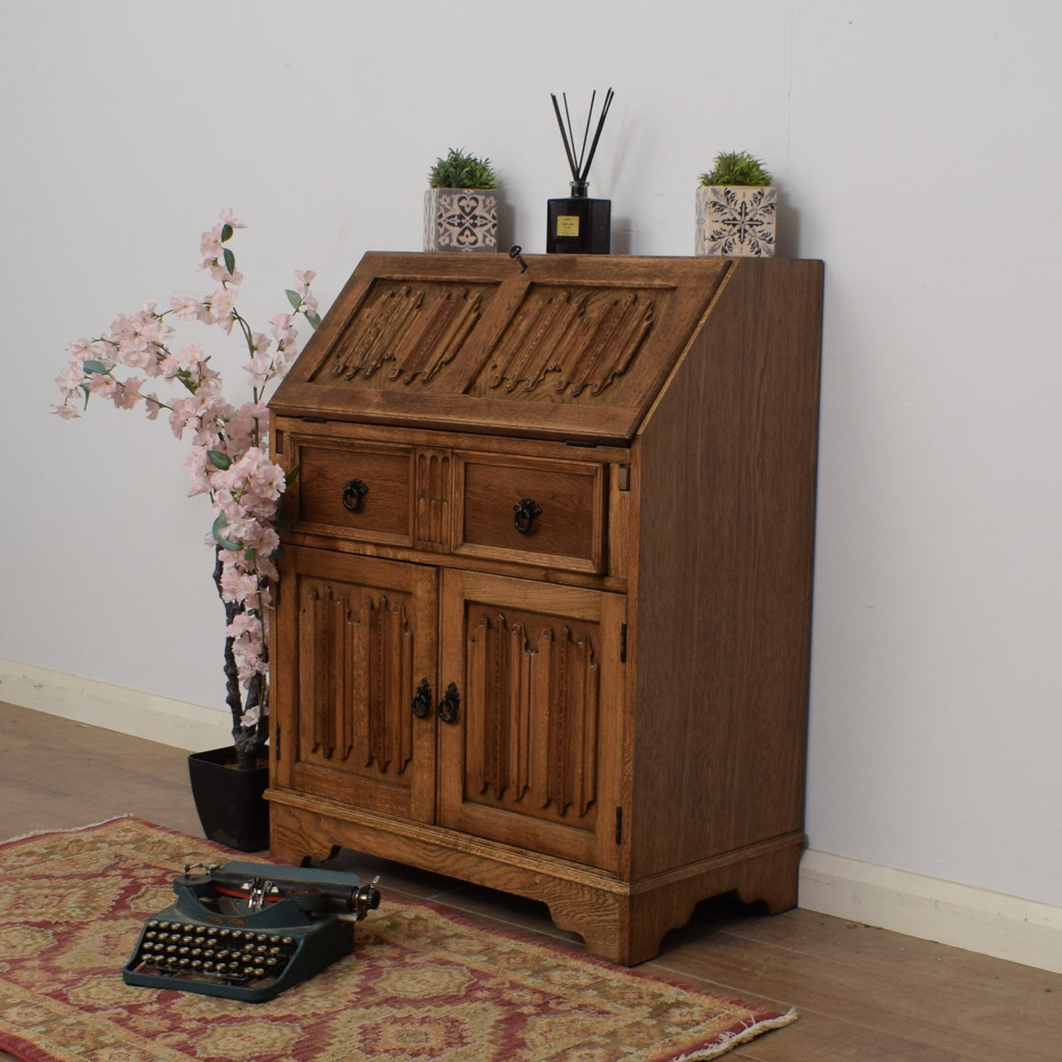 Restored Oak Bureau