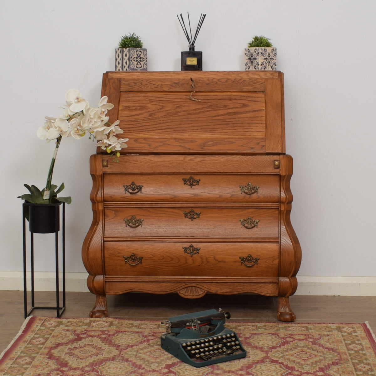 Restored Oak Bureau