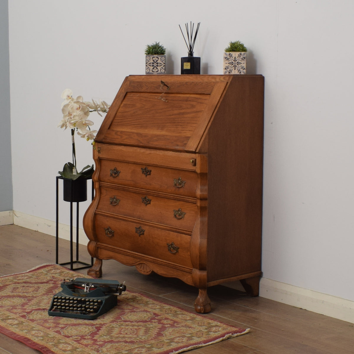 Restored Oak Bureau