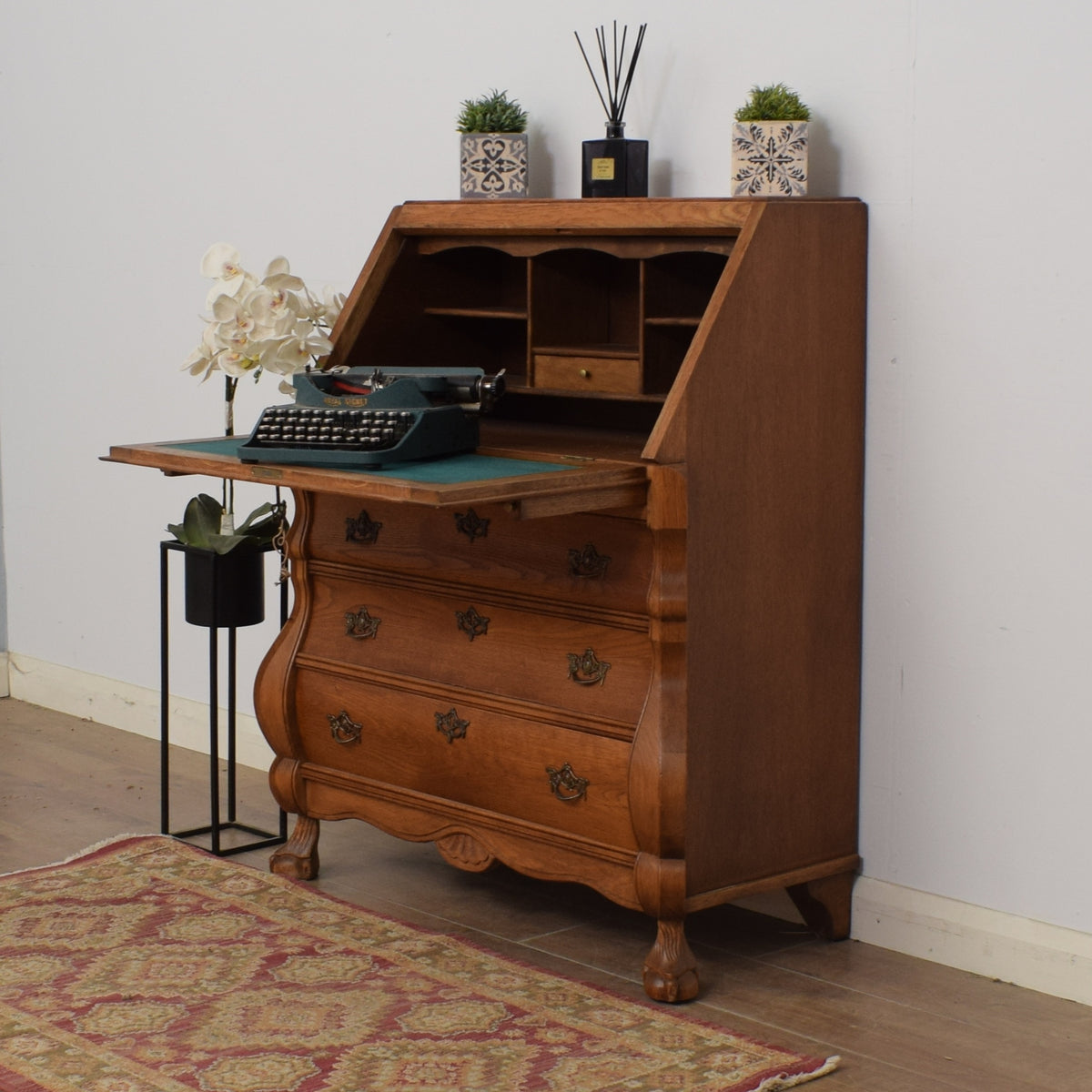 Restored Oak Bureau