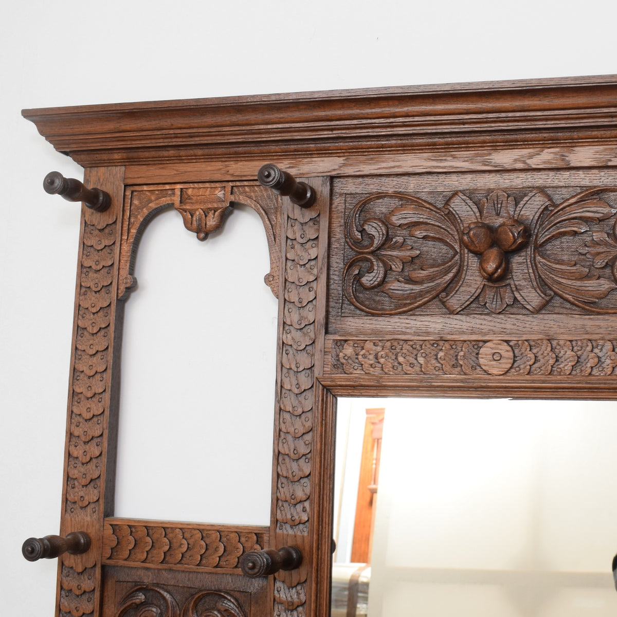 Carved Greenman Hallstand