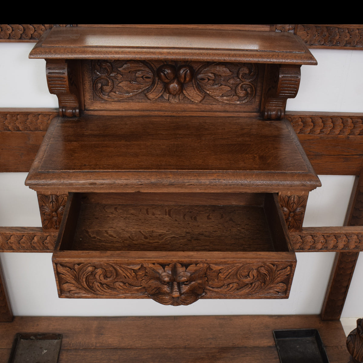 Carved Greenman Hallstand