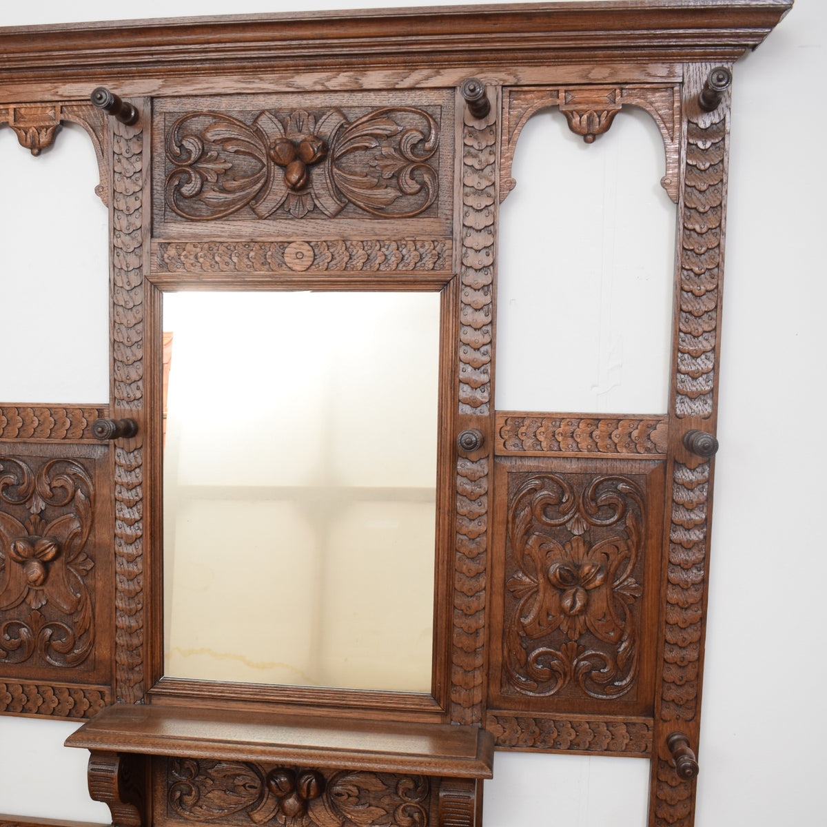 Carved Greenman Hallstand