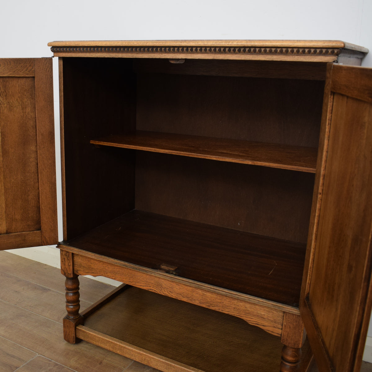 Linenfold Oak Cabinet