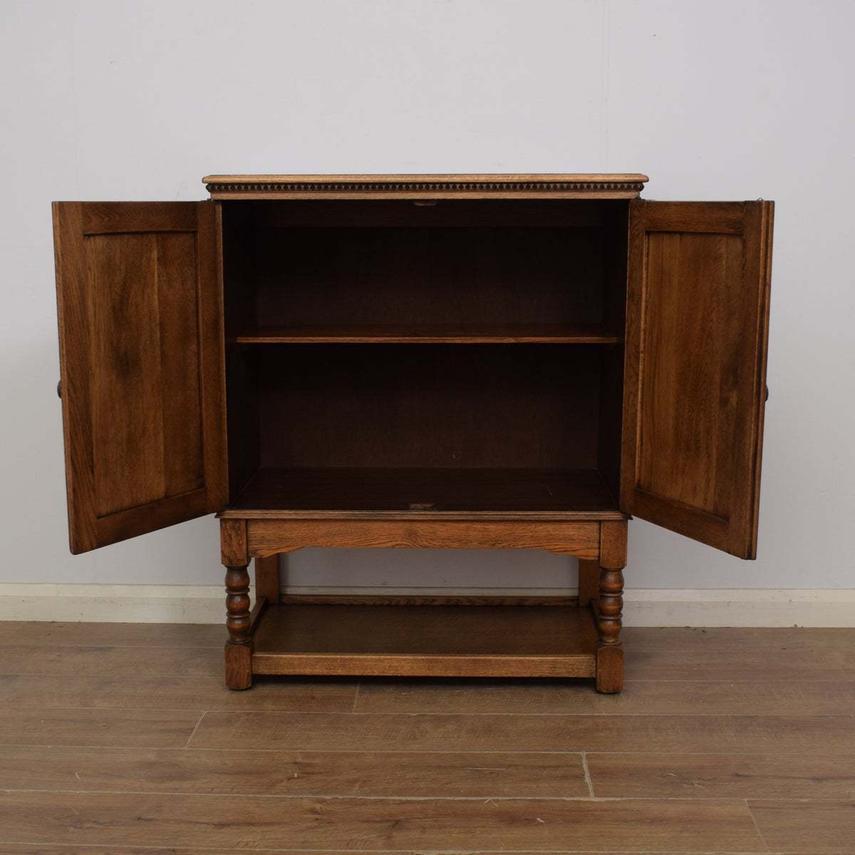 Linenfold Oak Cabinet