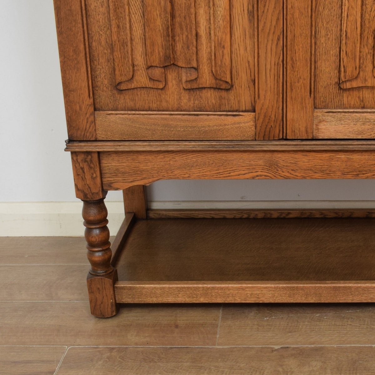 Linenfold Oak Cabinet