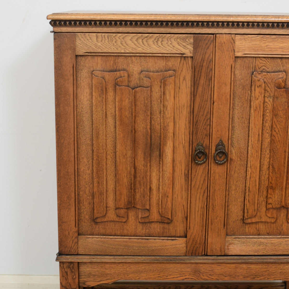 Linenfold Oak Cabinet