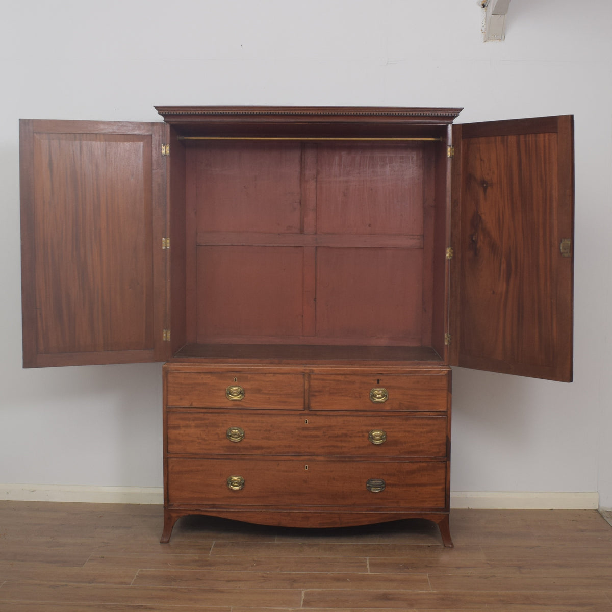 Restored Victorian Mahogany Wardrobe