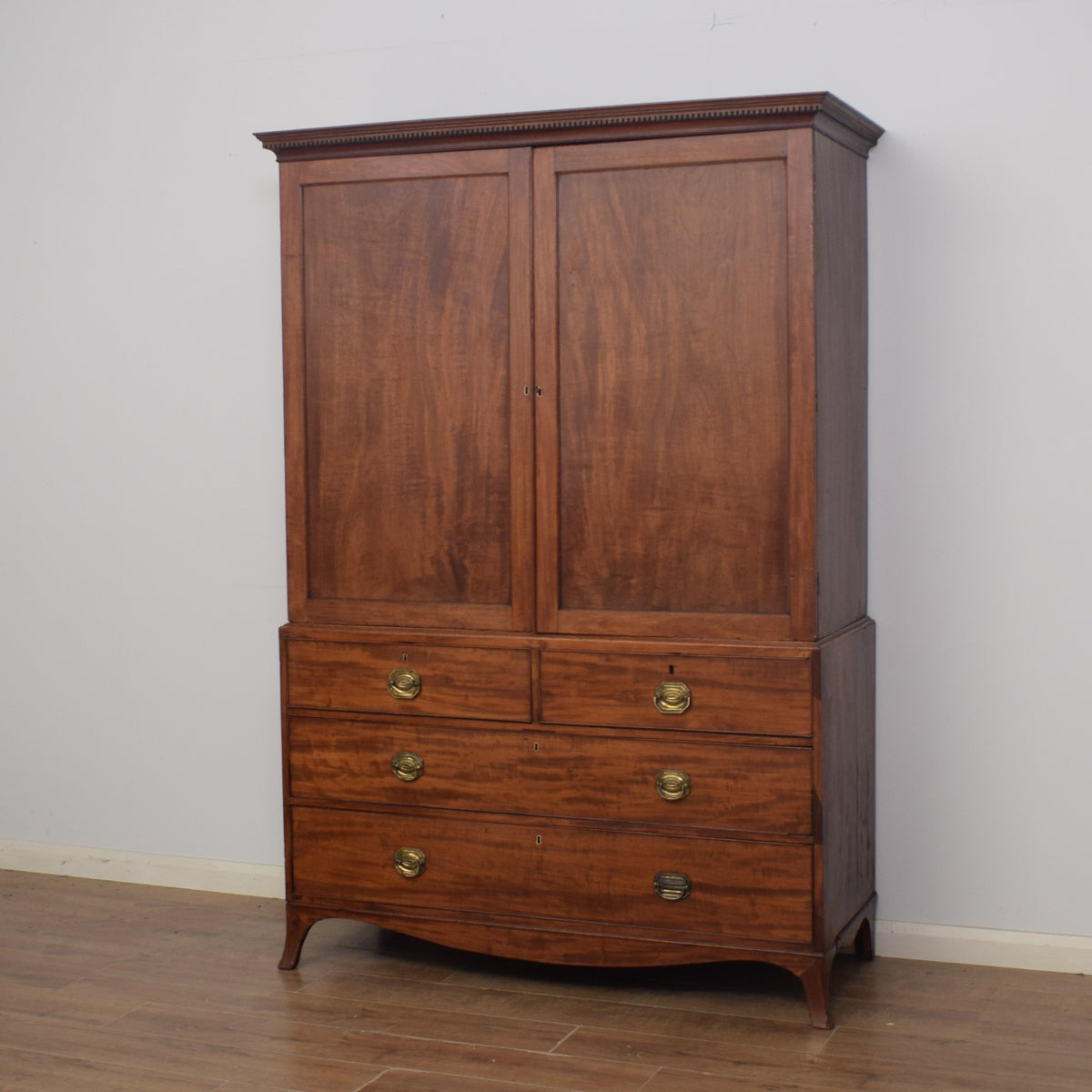 Restored Victorian Mahogany Wardrobe