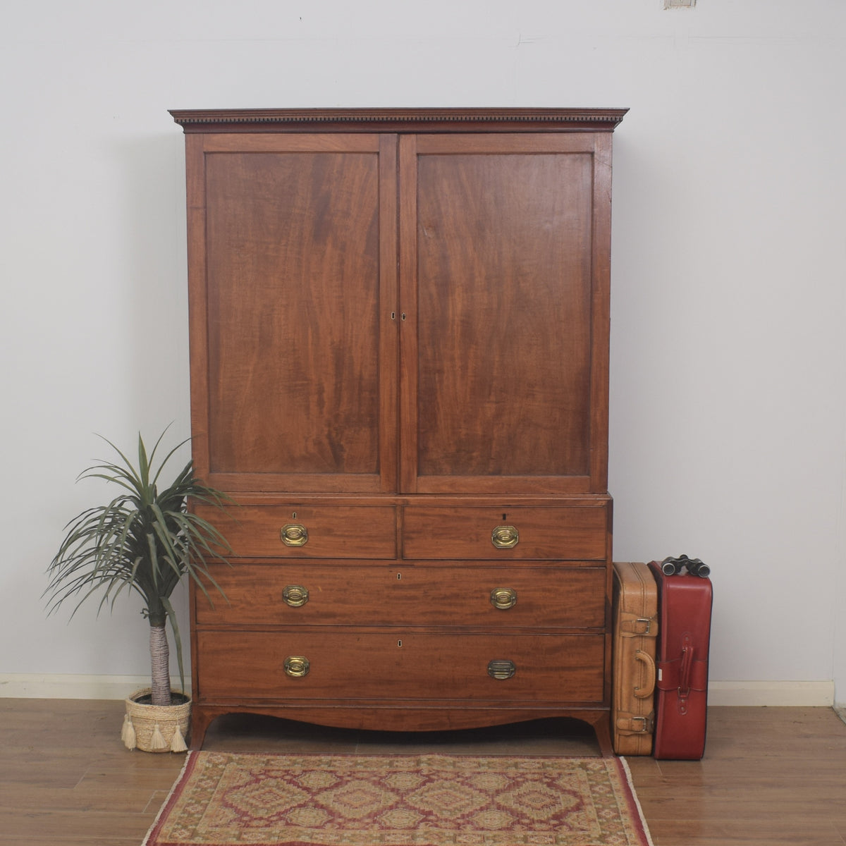 Restored Victorian Mahogany Wardrobe