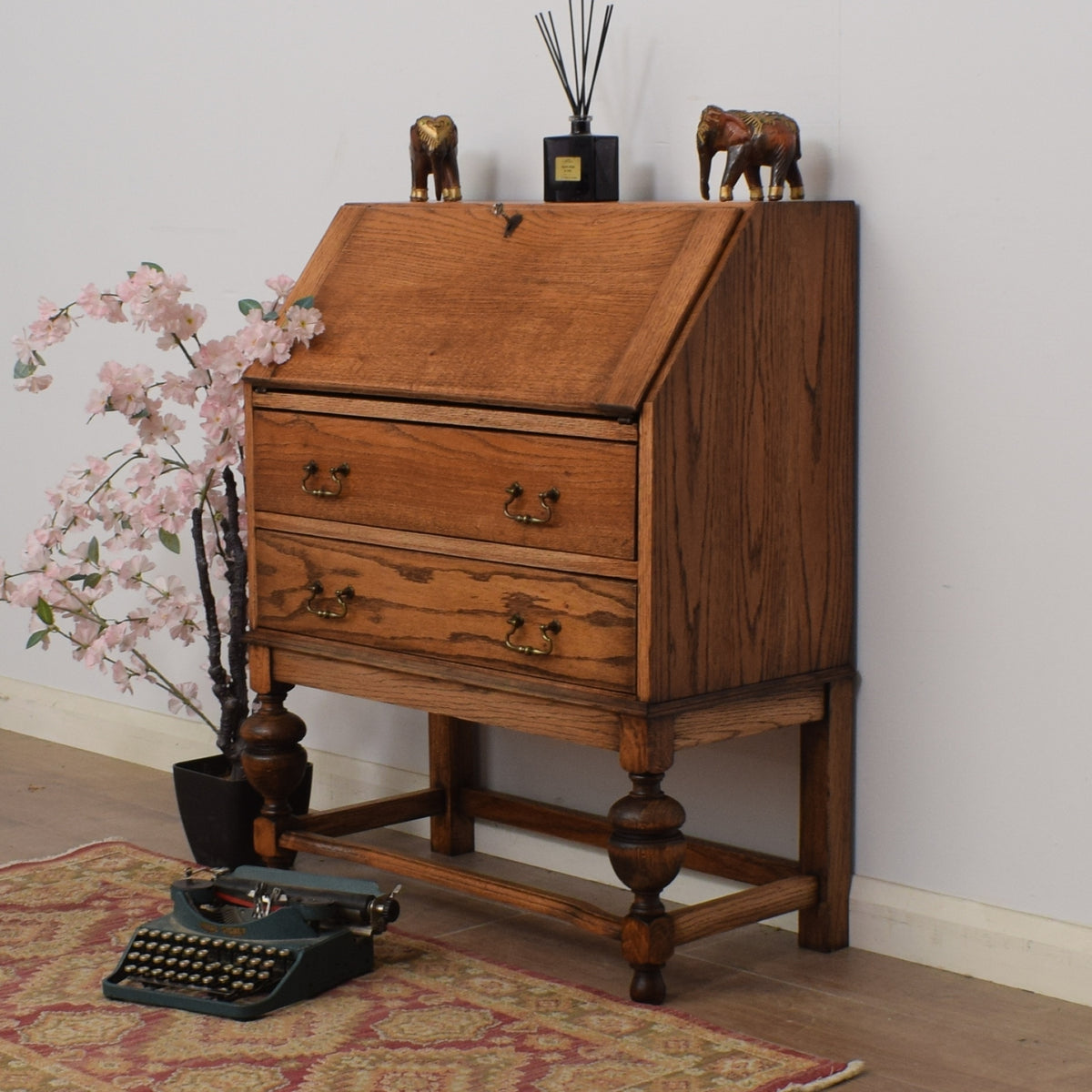 Restored Oak Bureau