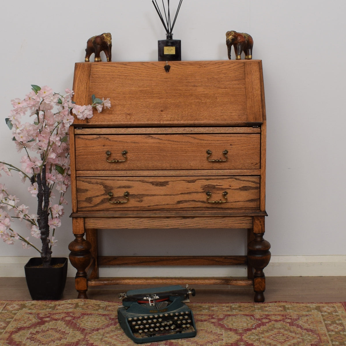 Restored Oak Bureau