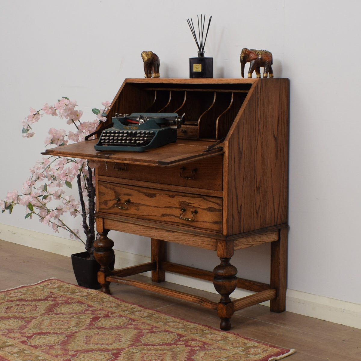 Restored Oak Bureau