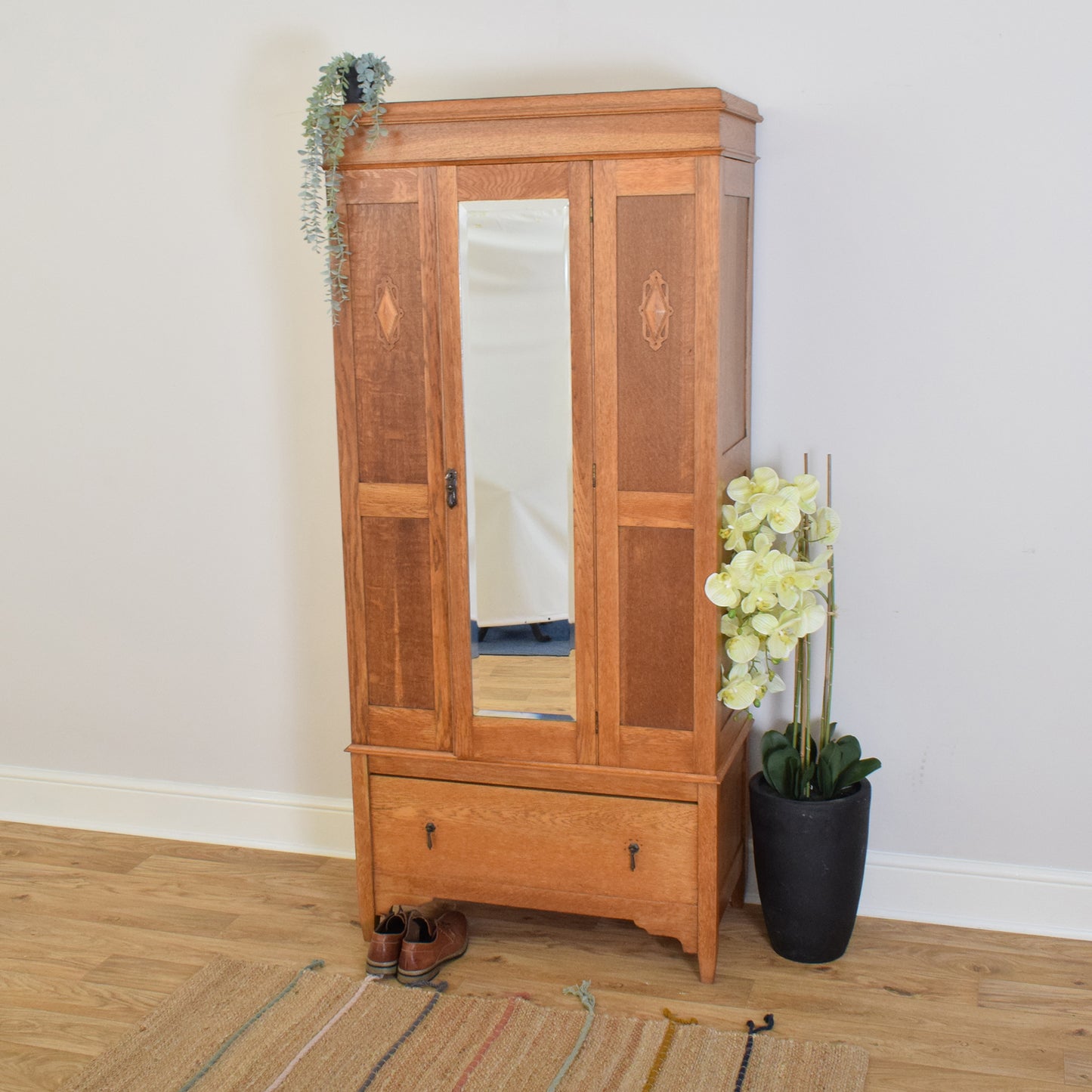 Restored Oak Hallrobe