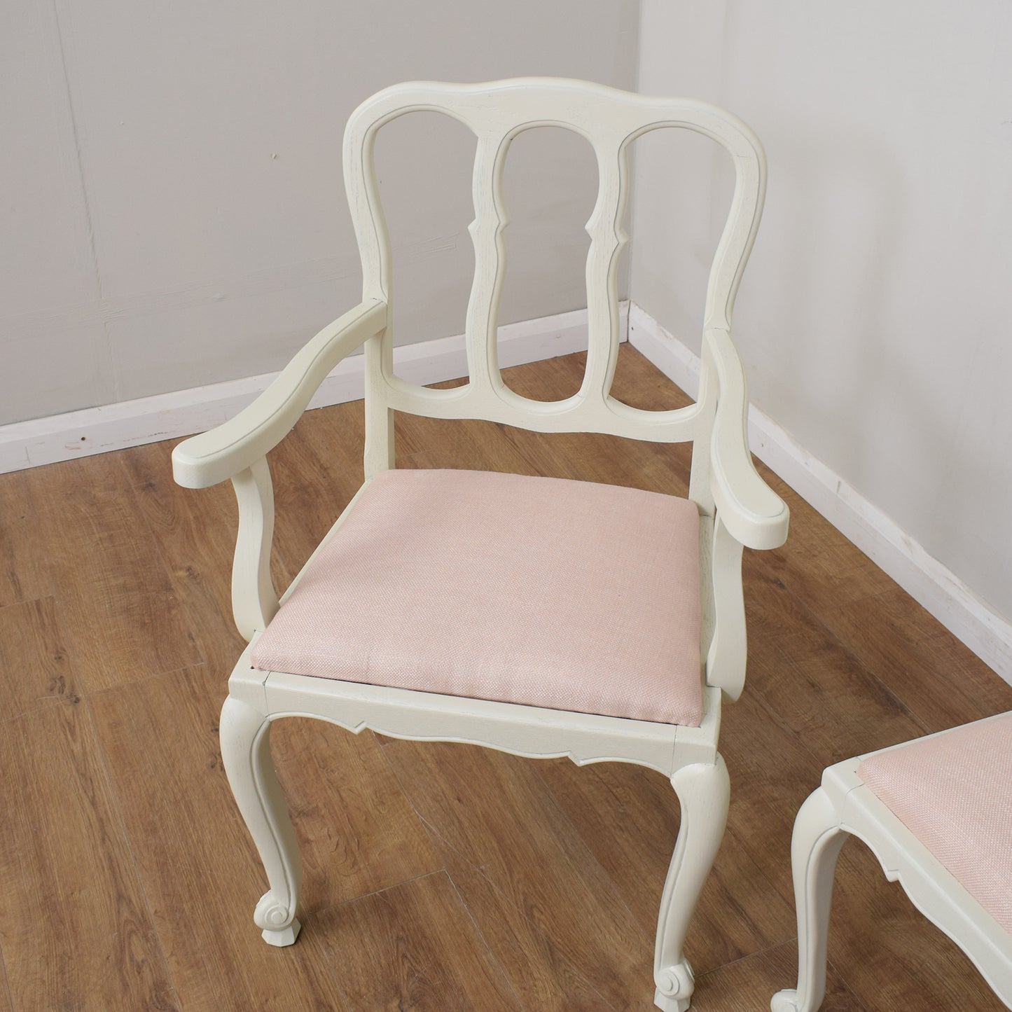 Painted French Table and Six Chairs