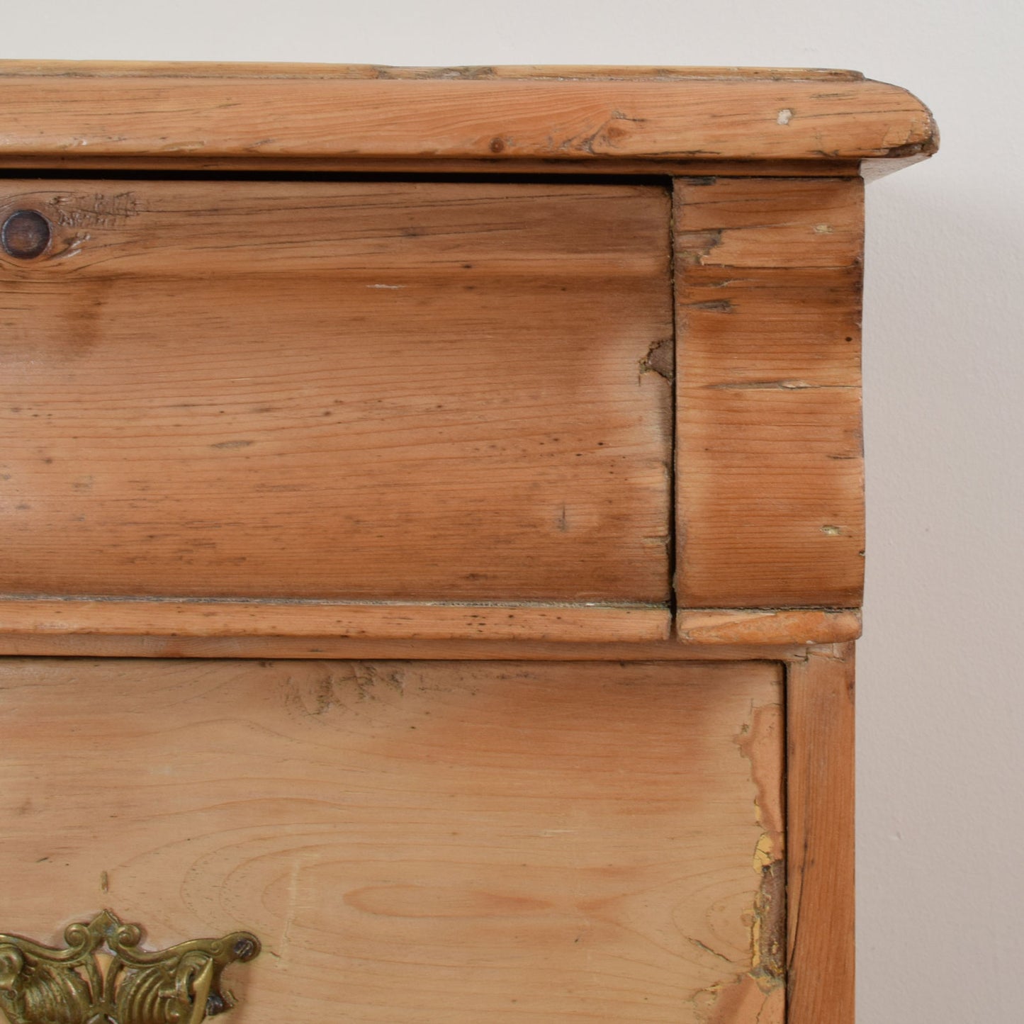 Rustic Pine Chest of Drawers