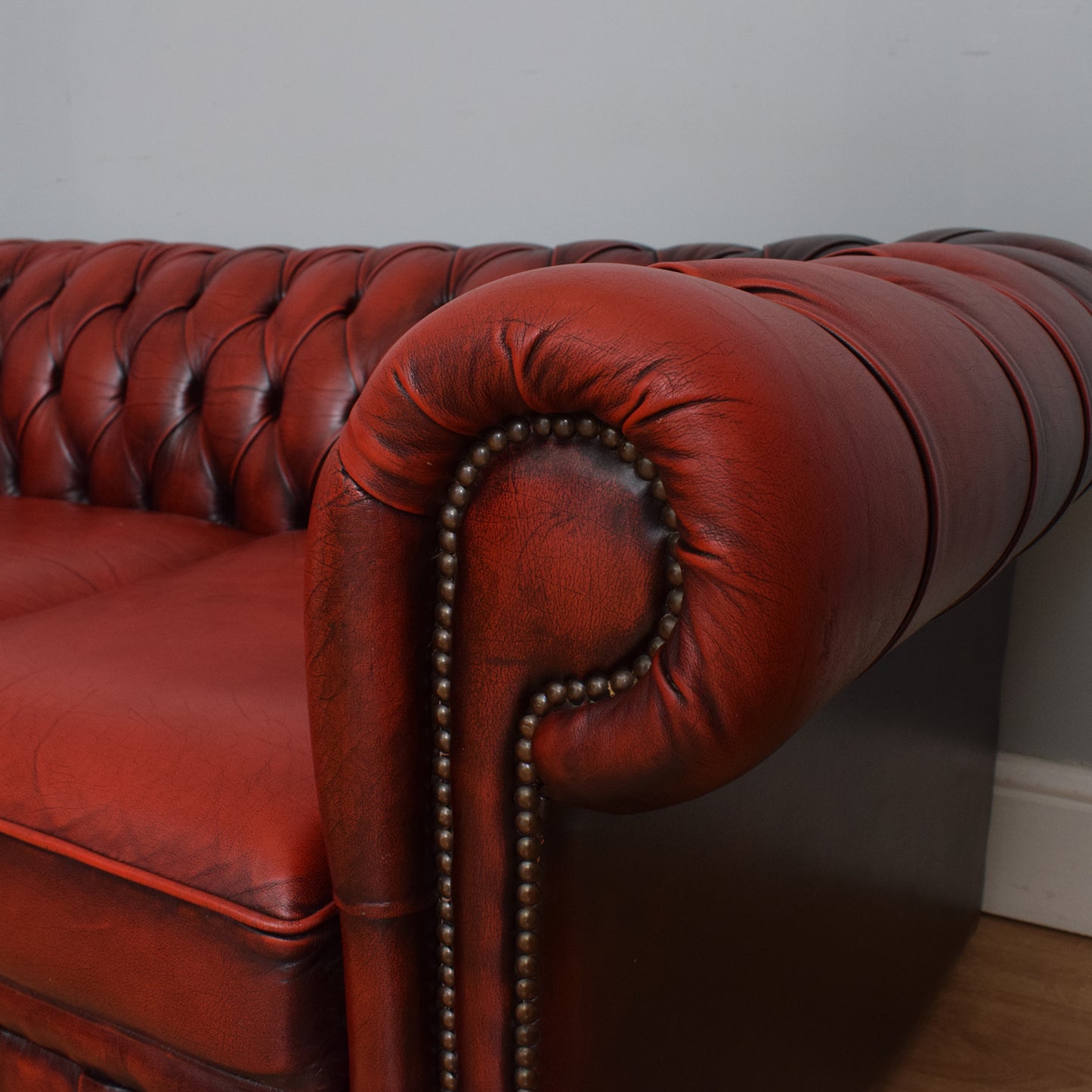 Chesterfield Sofa and Armchair