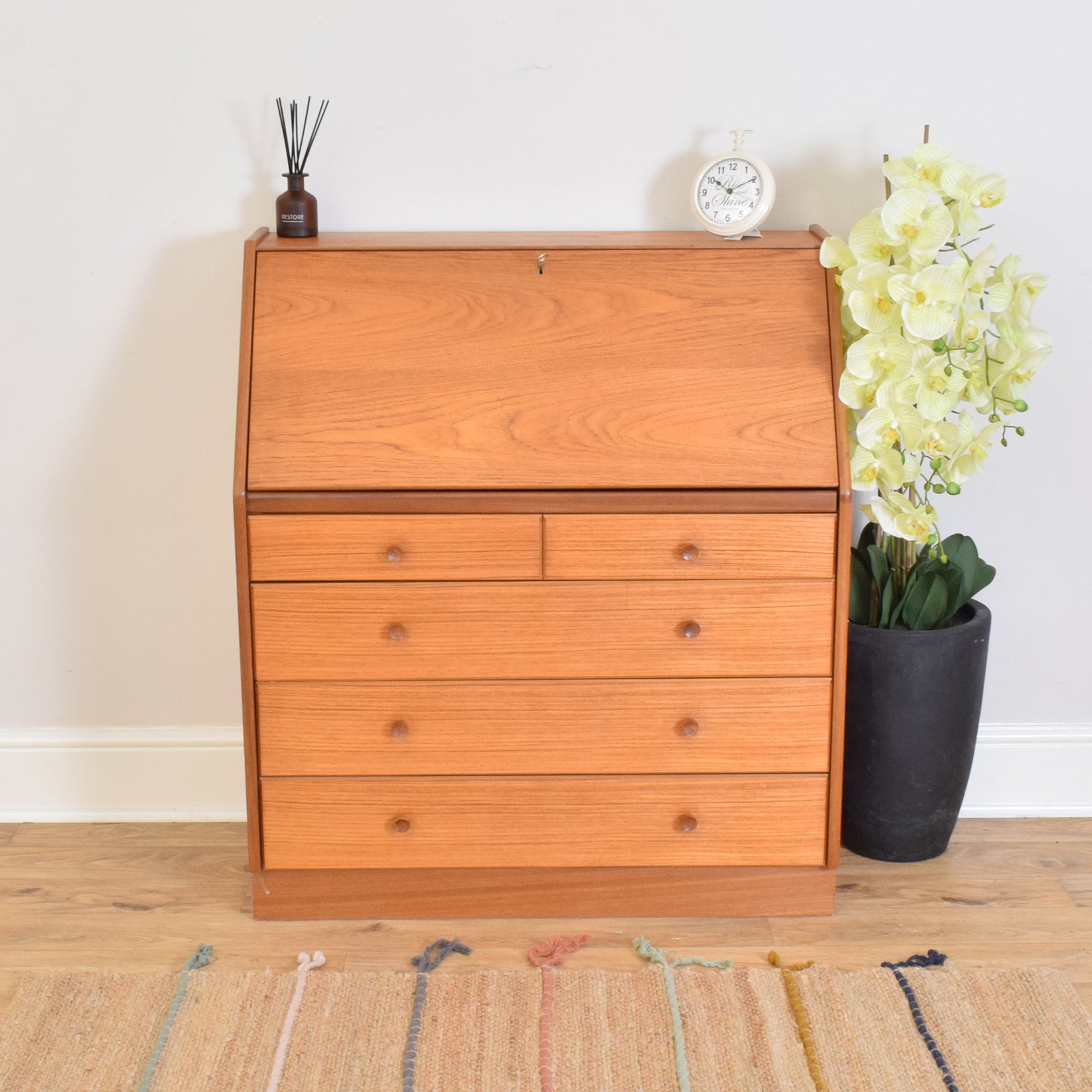 Restored Teak Bureau Betel Restored Furniture