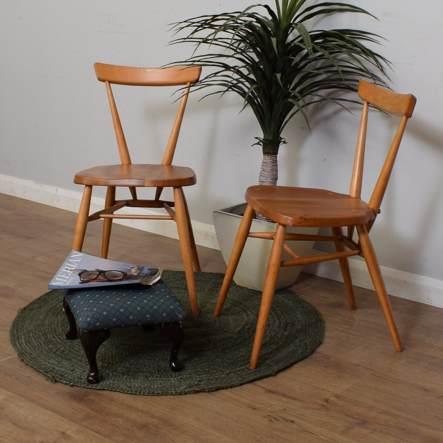 Vintage Ercol Stacking Chairs