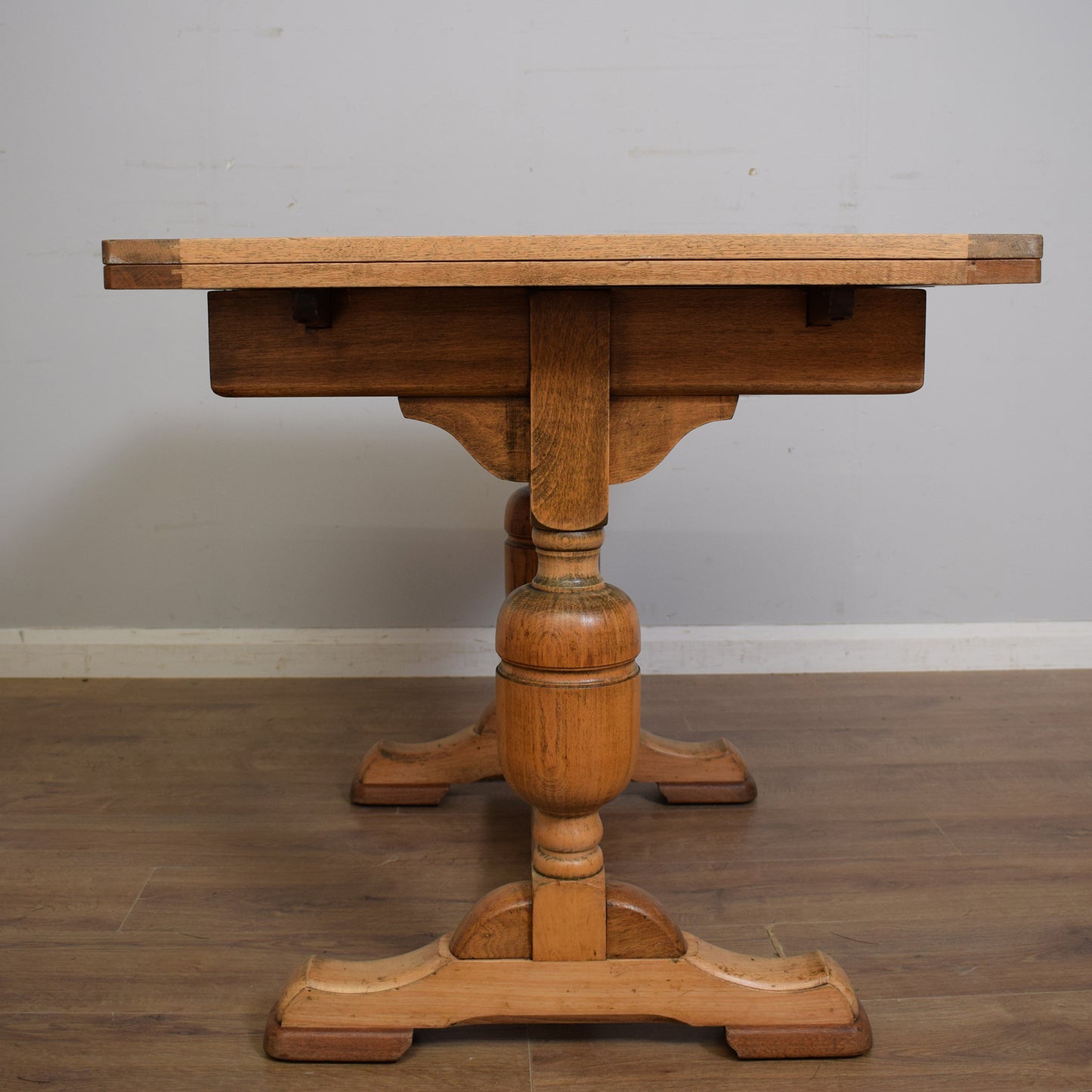 Extending Draw Leaf Table & Four Chairs