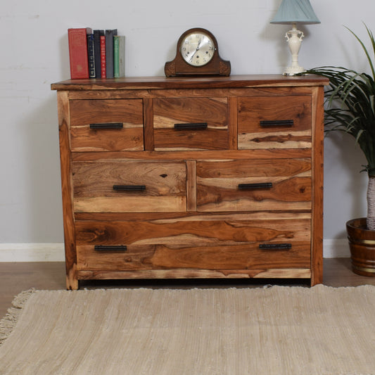 Solid Wood Sheesham Chest Of Drawers