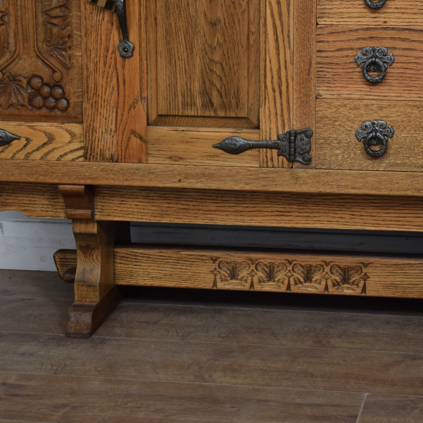 Restored Oak Webber Sideboard