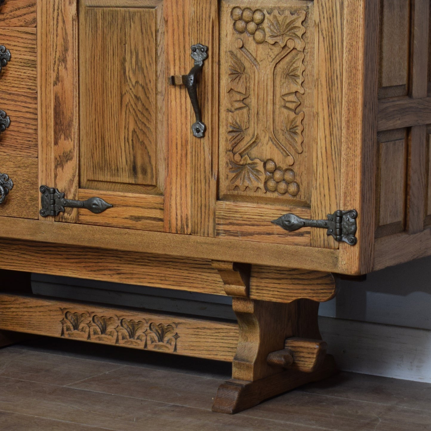 Restored Oak Webber Sideboard