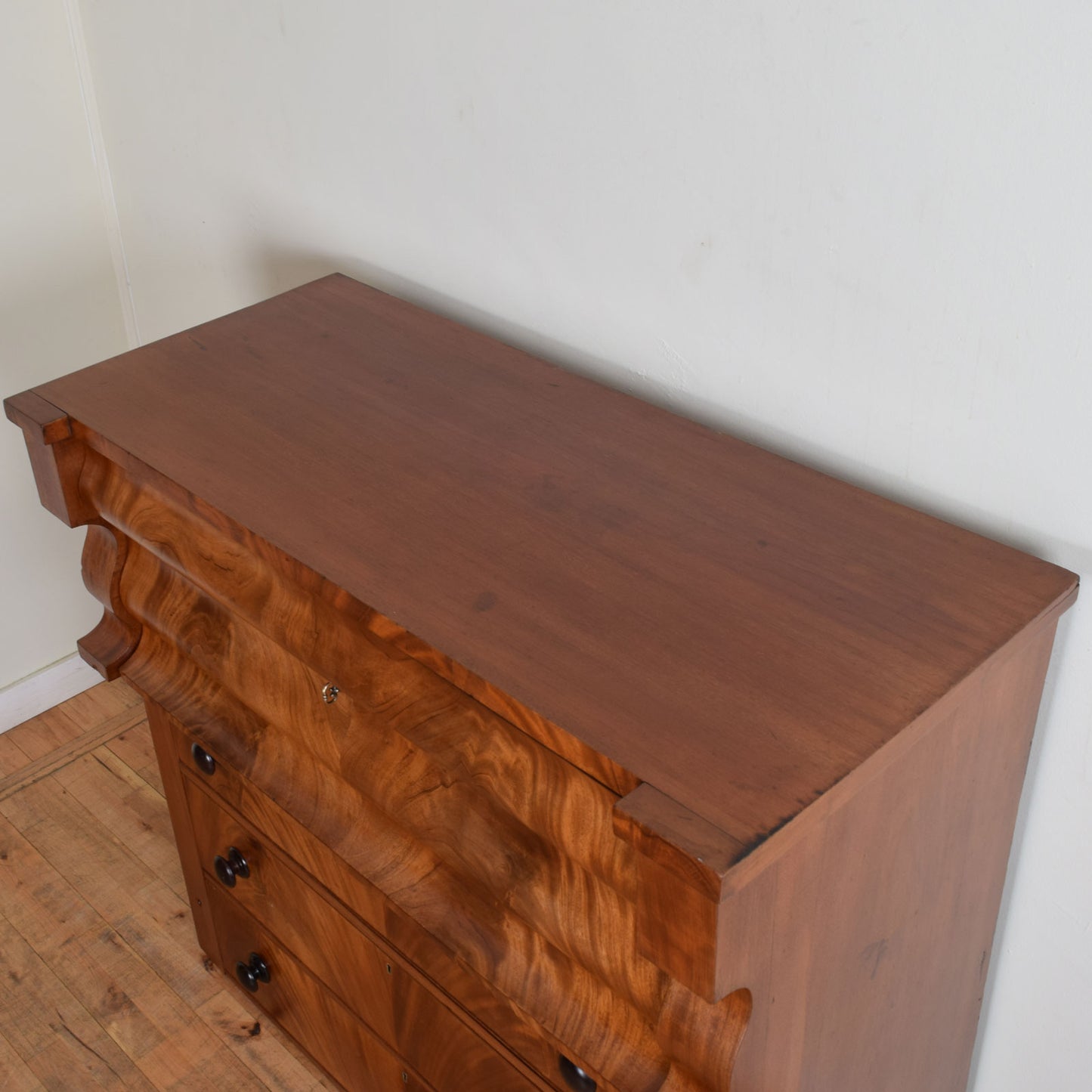 Large Walnut Chest of Drawers
