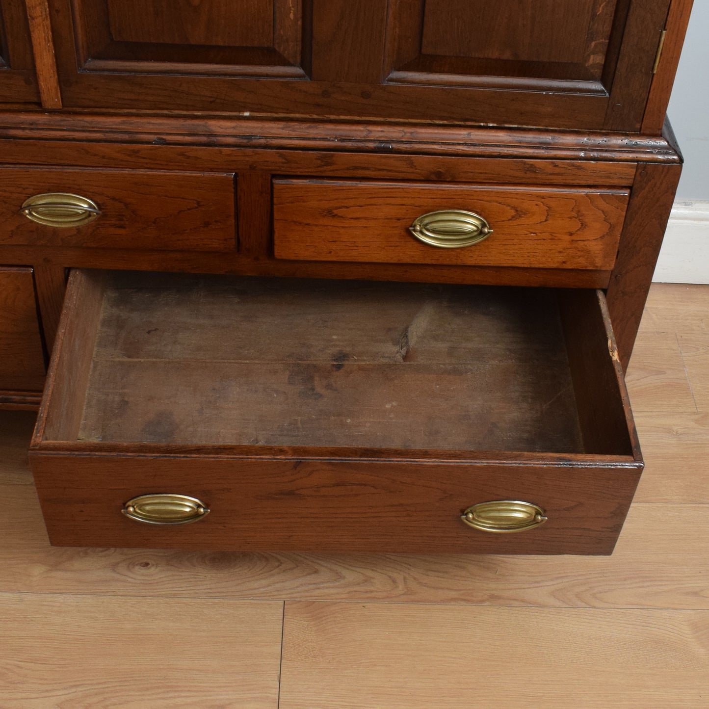 Large Antique Oak Cabinet