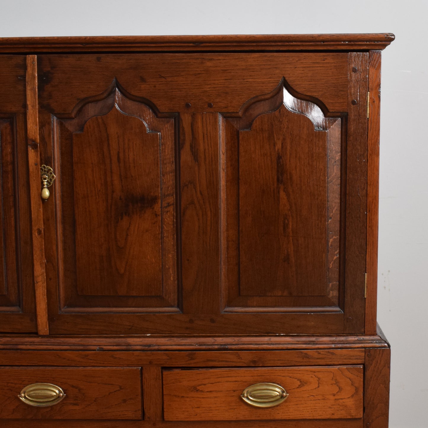 Large Antique Oak Cabinet