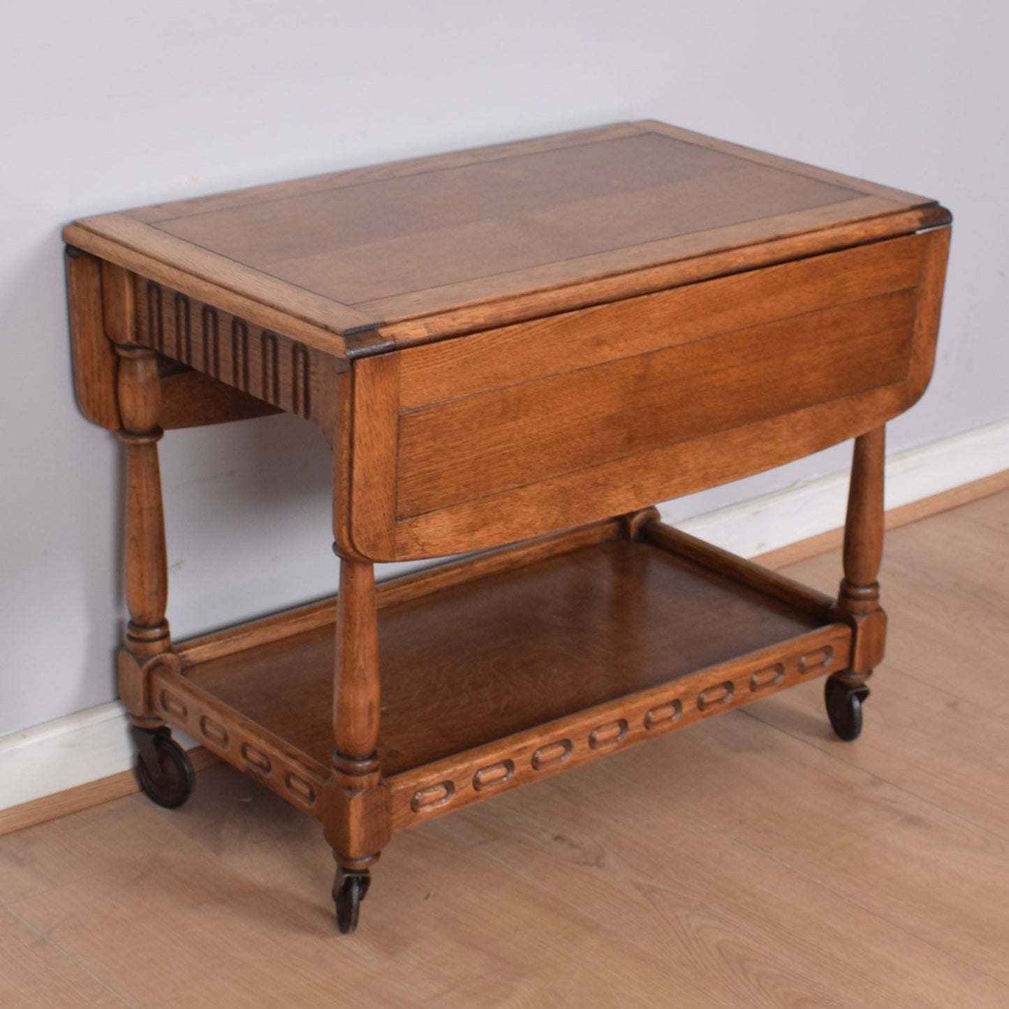 Drop-Leaf Serving Trolley