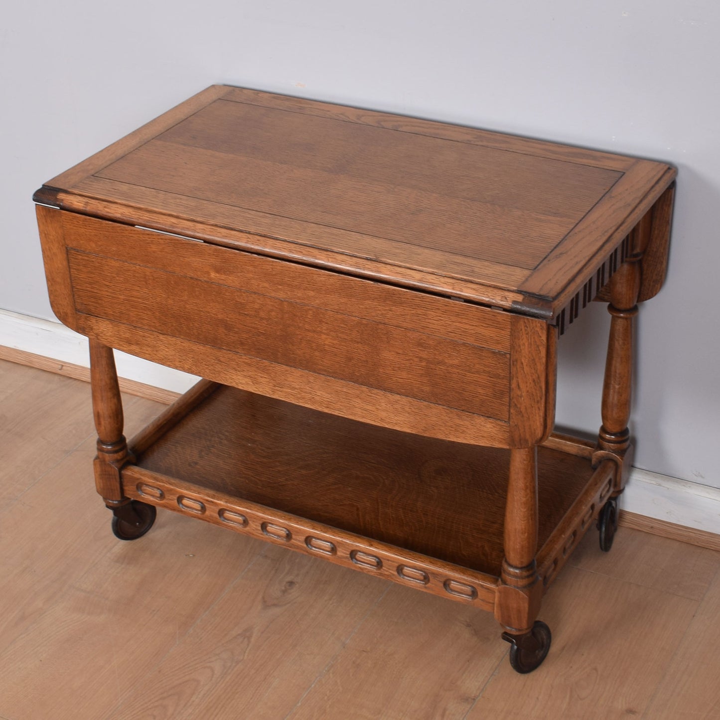 Drop-Leaf Serving Trolley