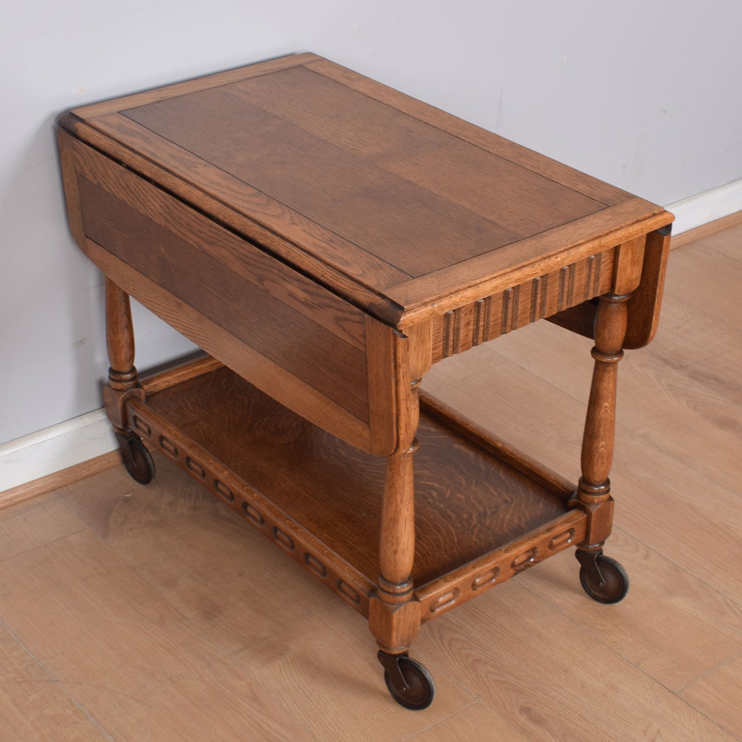 Drop-Leaf Serving Trolley