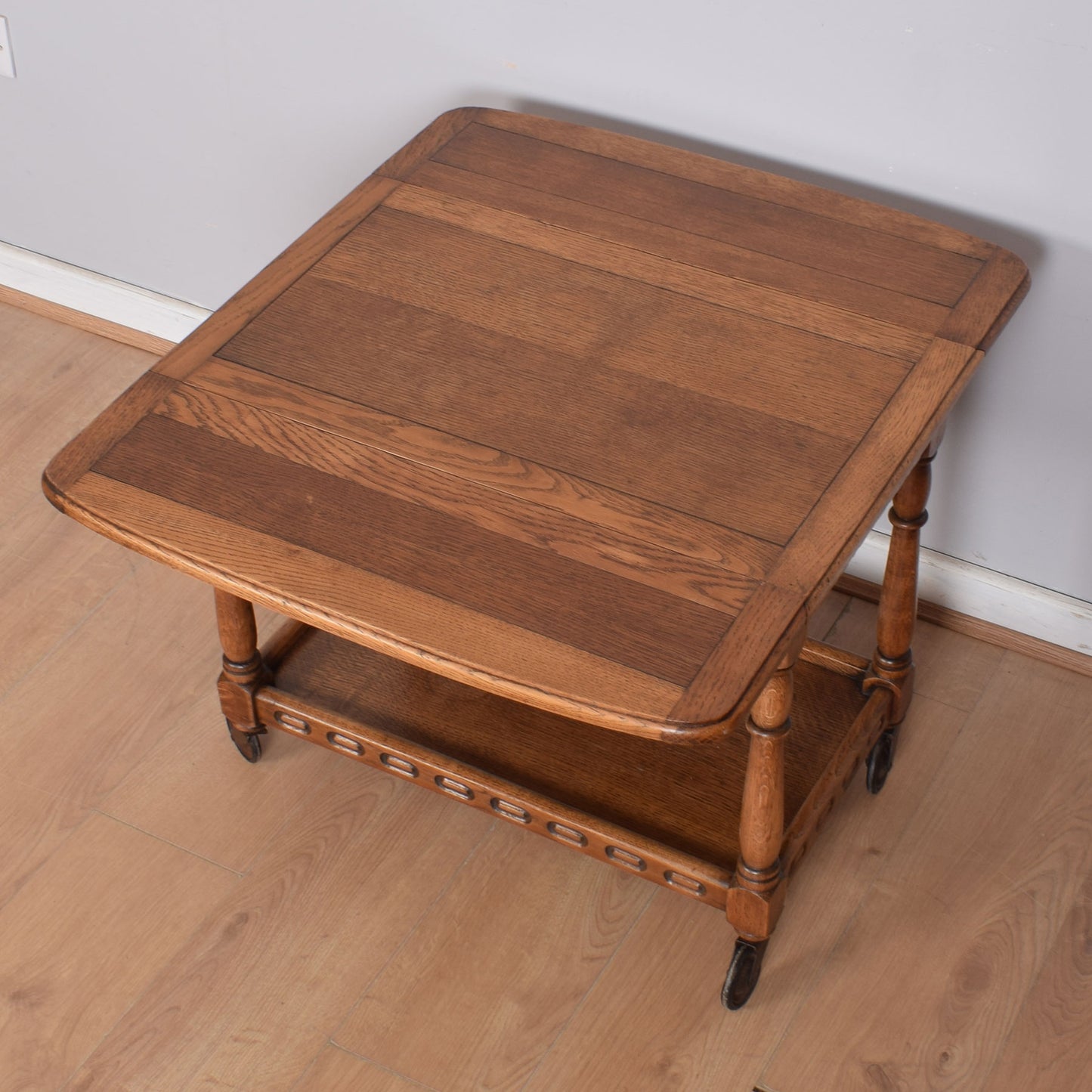 Drop-Leaf Serving Trolley