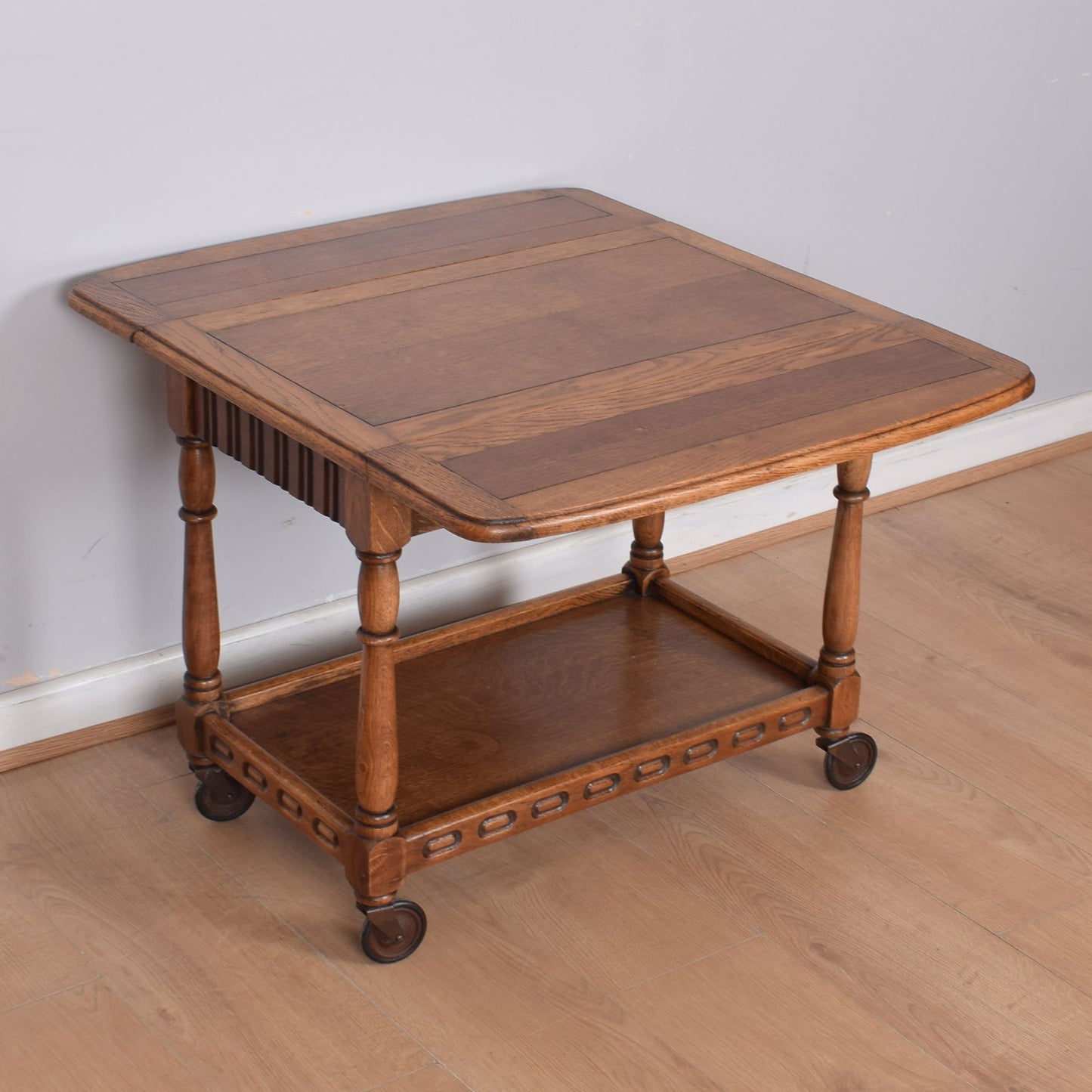 Drop-Leaf Serving Trolley