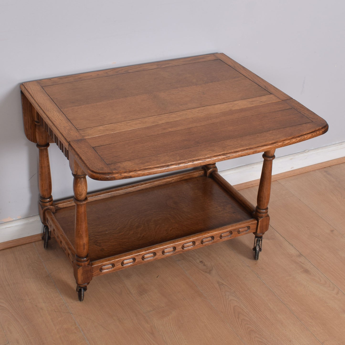 Drop-Leaf Serving Trolley