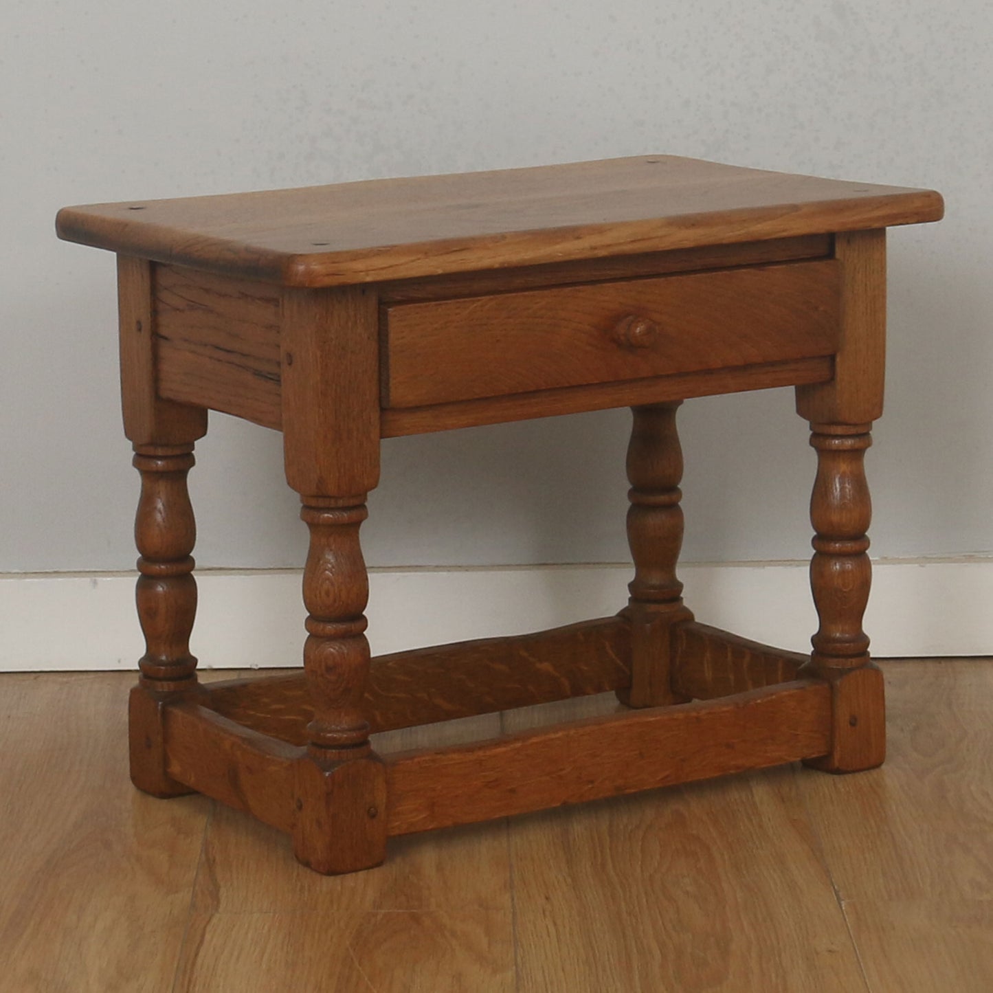 Restored Oak Side Table