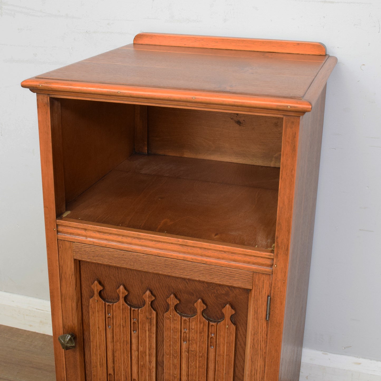 Restored Oak Bedside Cabinet