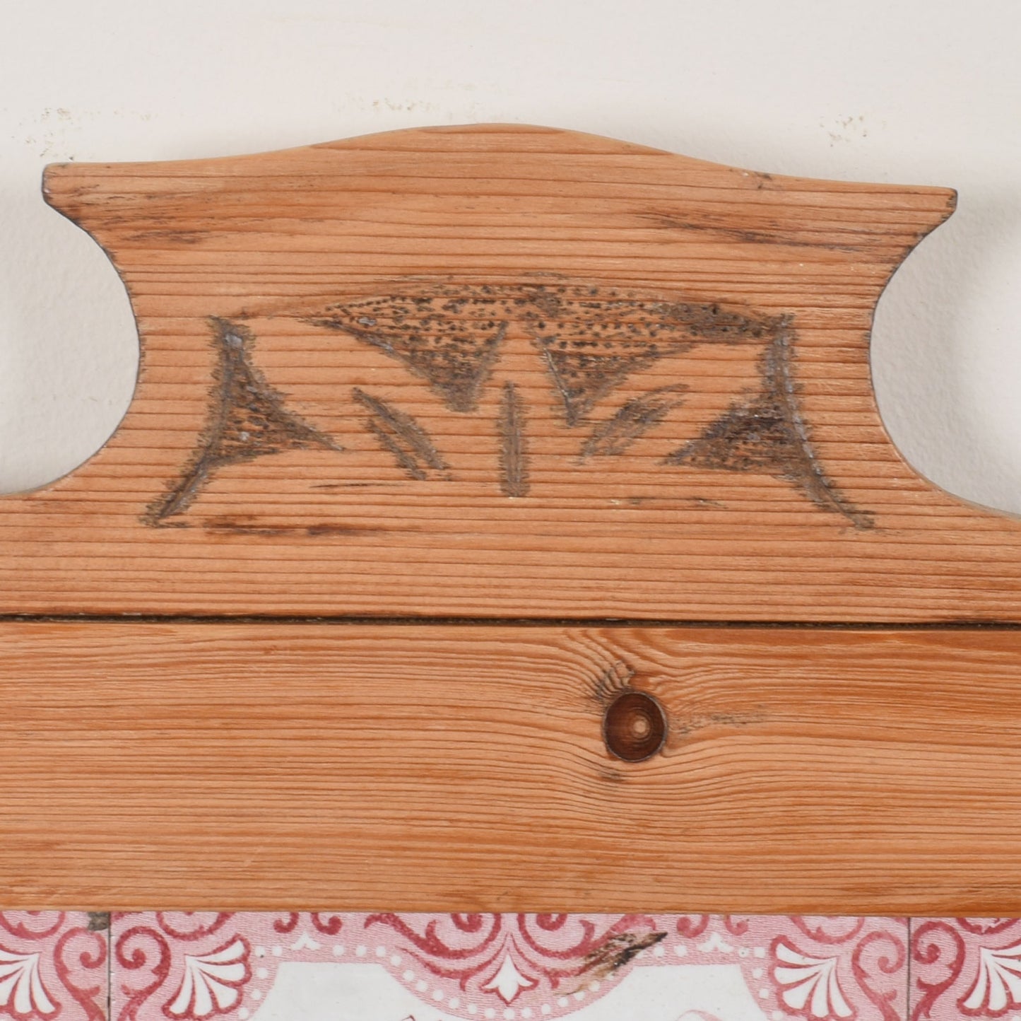 Carved Pine Sideboard