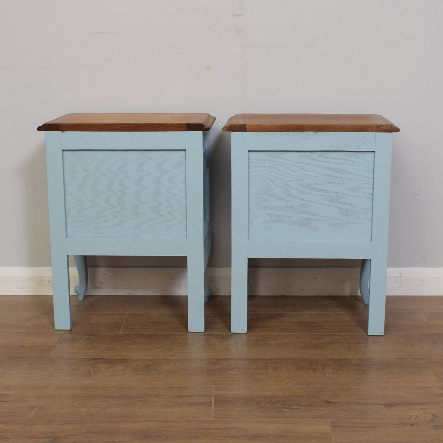 Painted French Bedside Cabinets