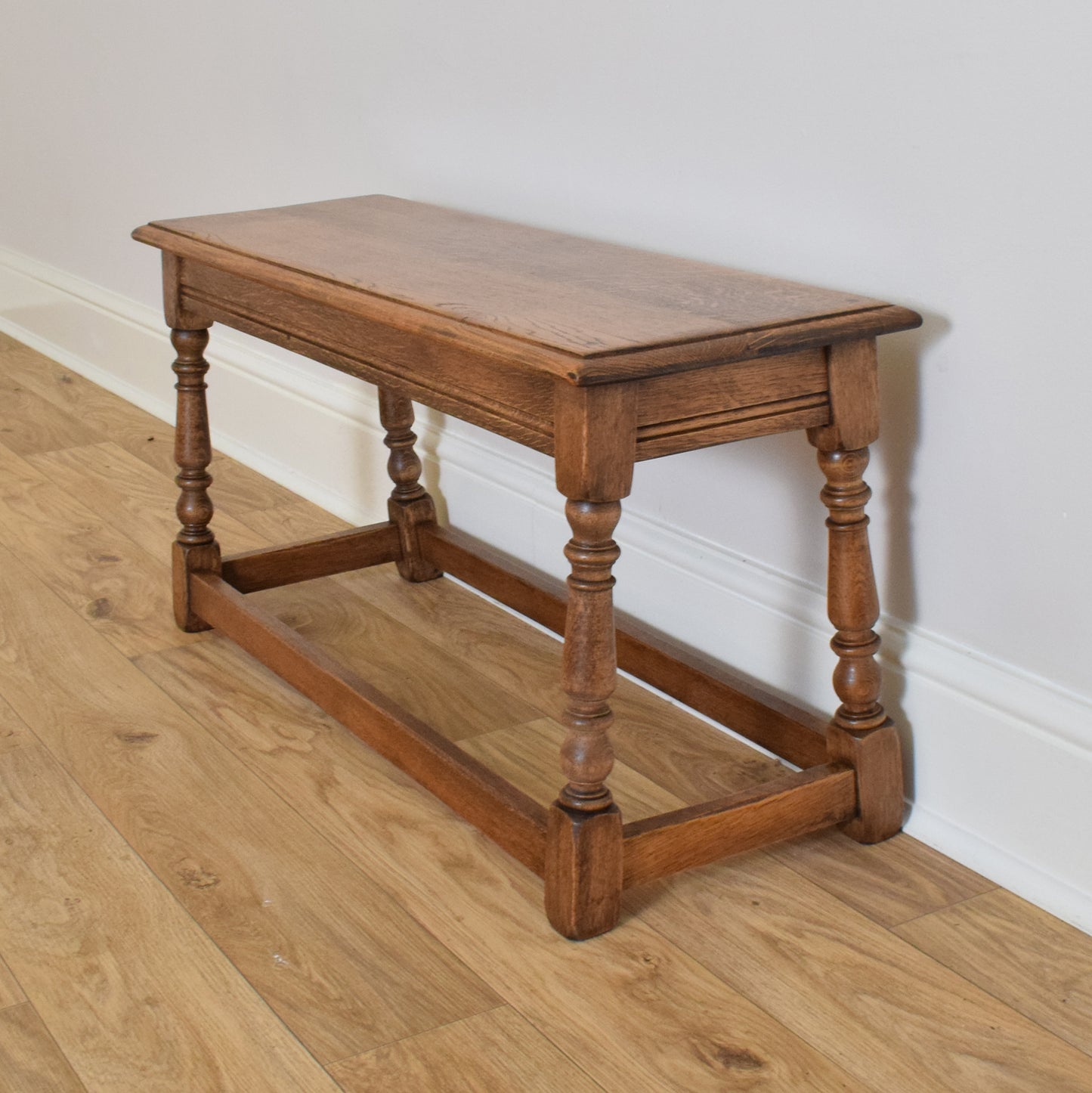 Restored Oak Bench/Coffee Table