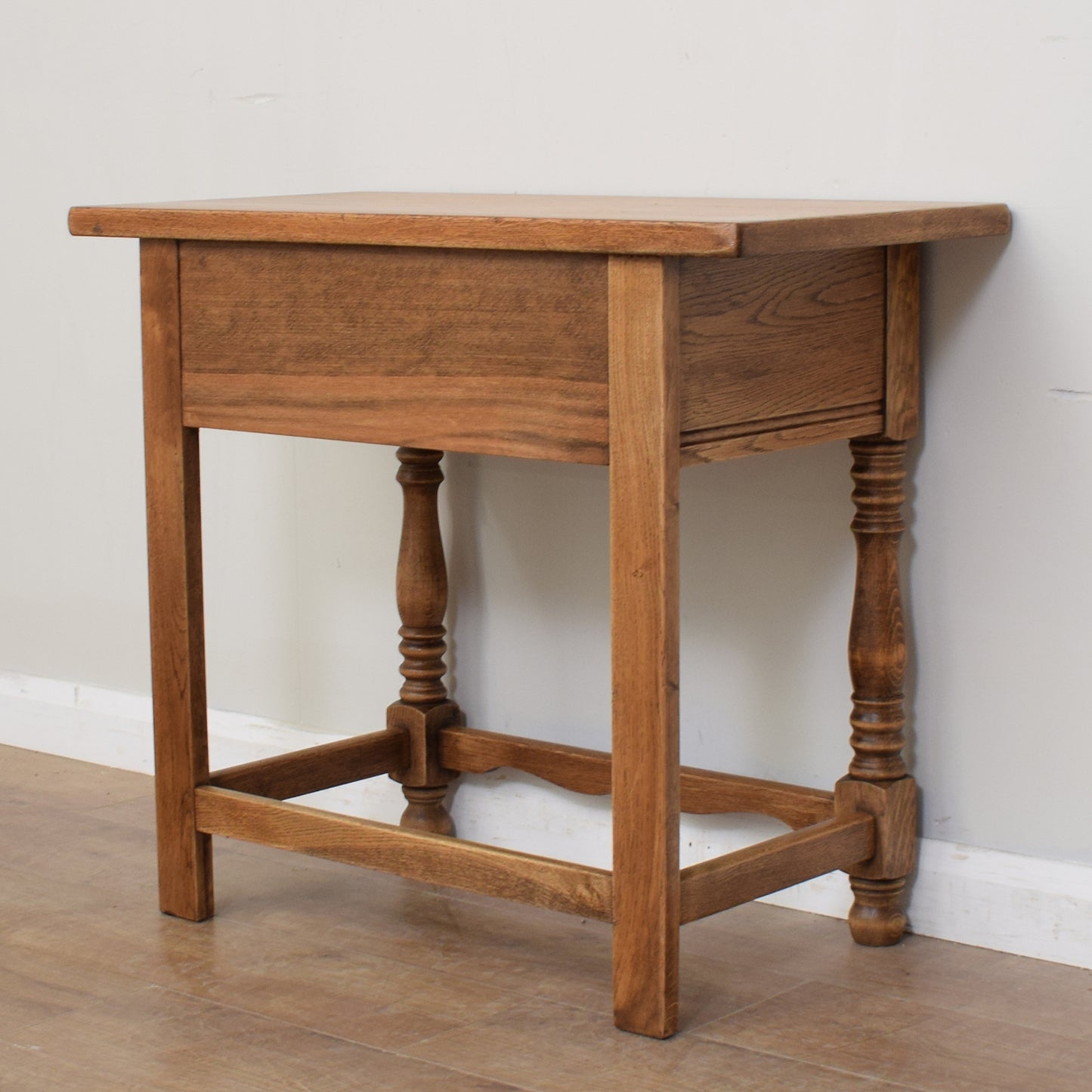 Restored Oak Console Table